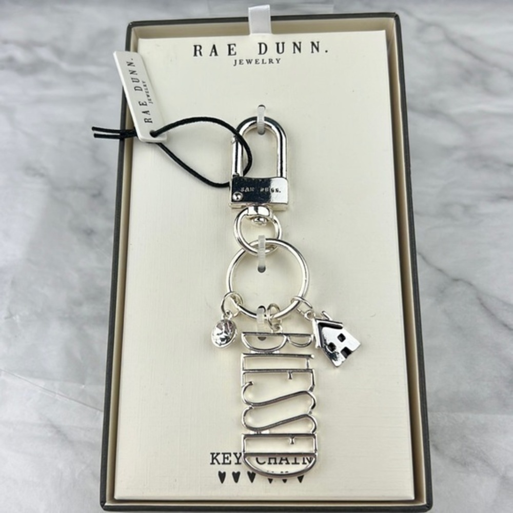 Rae Dunn, ‘Blessed’ Key Chain. NWT Firm! - Picture 1 of 3